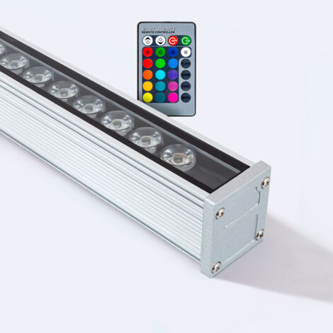 LED-Wandfluter 18W IP65 RGB 50cm RGB