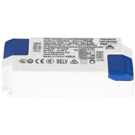 Alimentation LED Driver 60W - Entrée 220-240VAC / Sortie 33-40VDC - Sans Scintillement (Flicker Free) - Garantie 5 Ans - 10