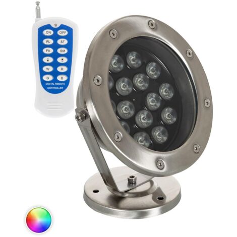 LED-Strahler Tauchfähig RGB 15W Oberfläche 24V DC RGB 60º