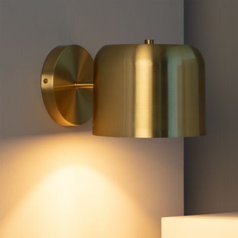 Wandleuchte aus Metall Bedourie Gold