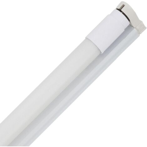 LED-Röhre 60 cm T8 Nano PC 9W 130lm/W + Halterung No Flicker Neutrales Weiß  3800K - 4200K 180º600 mm