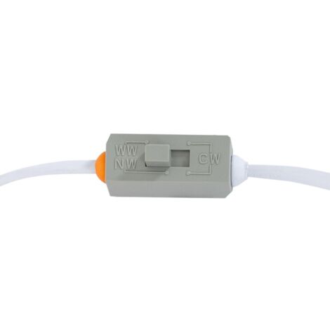 LED Einbaustrahler Flach – 15W, 3000K Warmweiß, 180x180mm, IP20, Silber