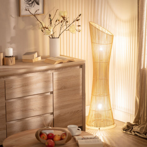 Stehlampe Bambus Marady Natrlich