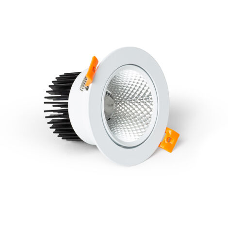 LEDKIA 9W LED Einbaustrahler - Rund, 5000K Kaltweiß, CRI90, Ausschnitt Ø90 Mm - Flimmerfrei & Dimmbar