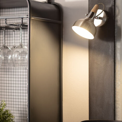 LEDKIA Wandleuchte Aus Aluminium – Ausrichtbarer Strahler Für Innenbereich Mit E14 Fassung