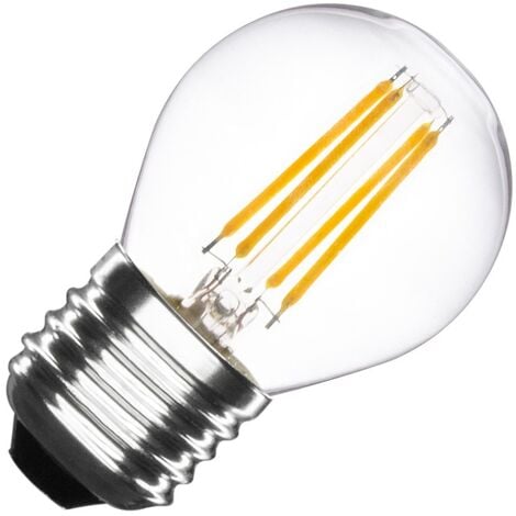 4000K Glühbirne Lampe = 40W INCANTO E27 LED Filament Tropfen G45-4W 