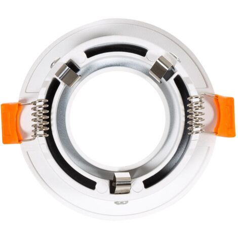 Perfk Deckenloch-Abdeckplatte Weiß - Abdeckung Für Downlight-Löcher Und Leitungen