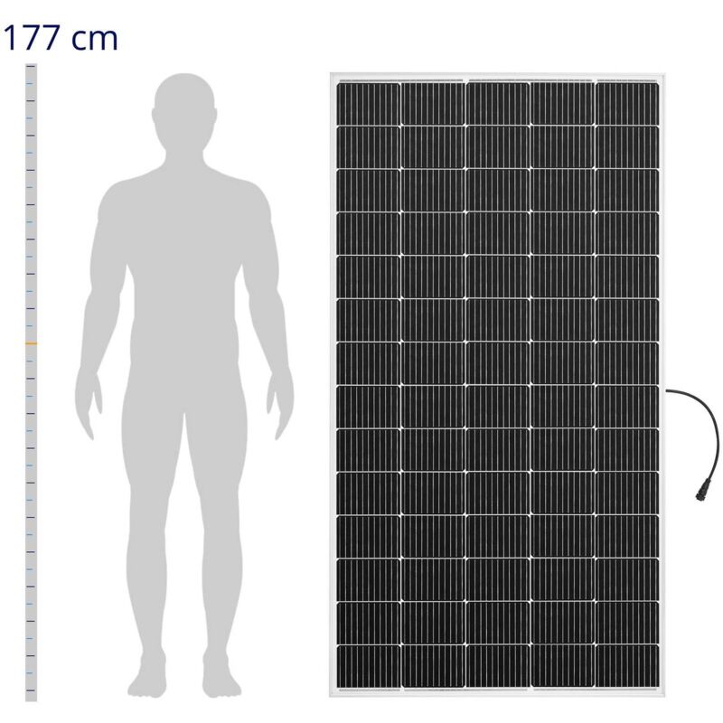 Kit Pannello Solare Flessibile 315 W Con Microinverter - Fotovoltaico Da Balcone Plug & Play, Sottile E Facile Da Installare