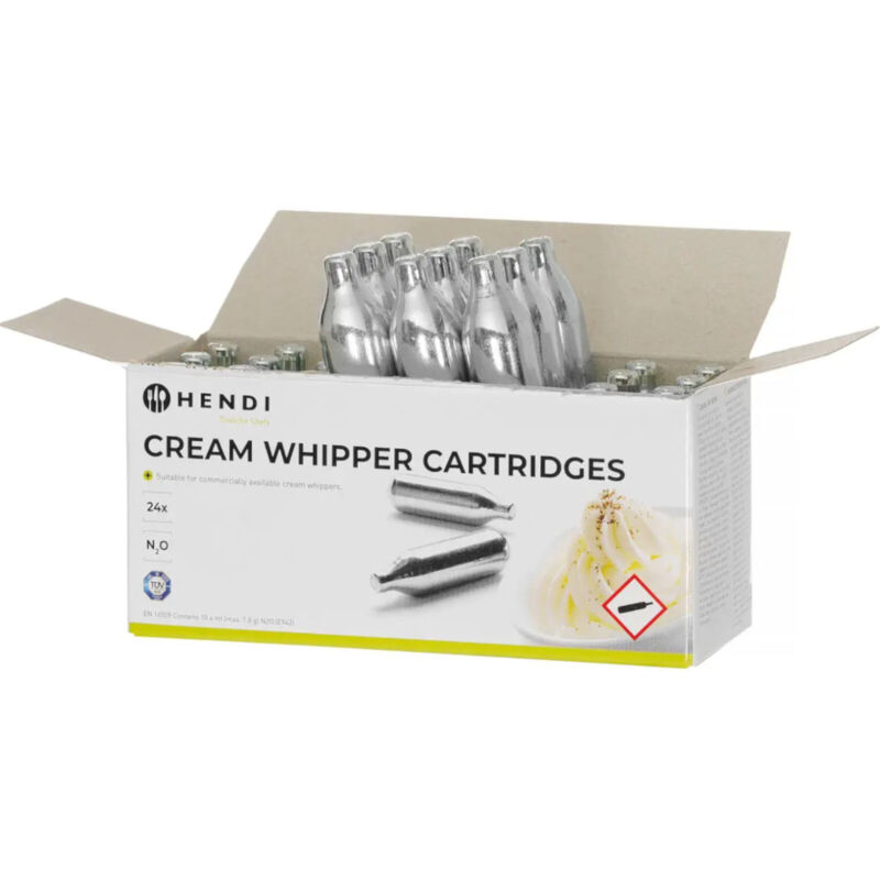 Capsule N2O Per Panna Montata Hendi - 10 Pezzi Da 7,8g Per Sifoni Panna - Foto 9