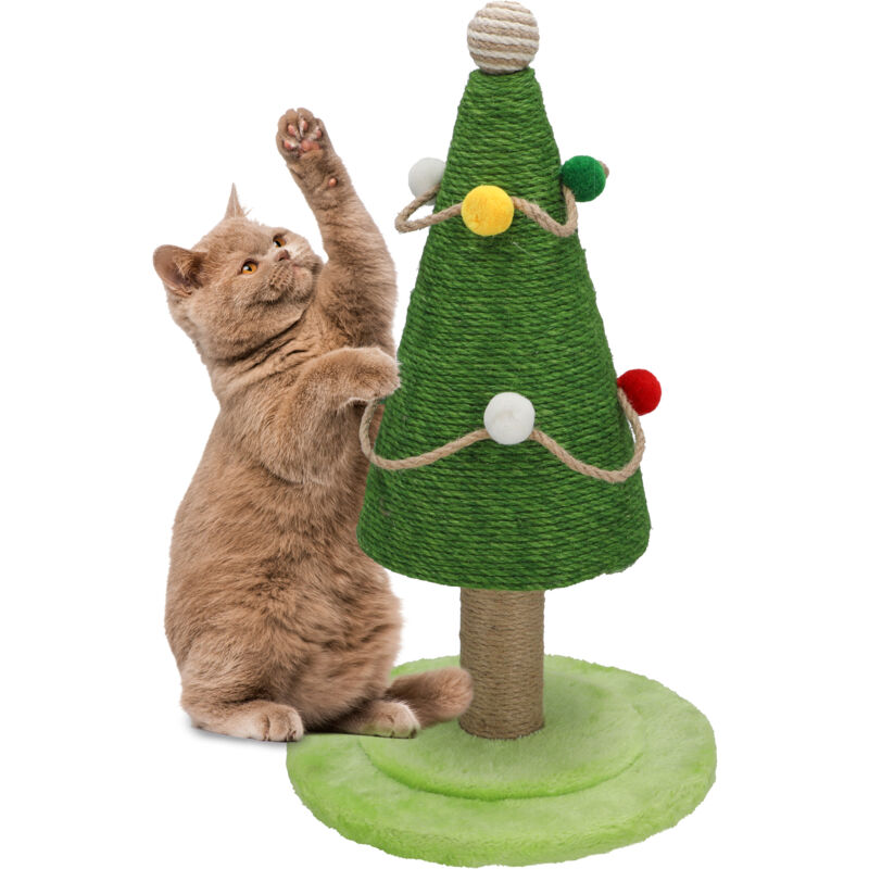 Gatto gonfiabile natalizio da esterno da 5 piedi 1,5 m che