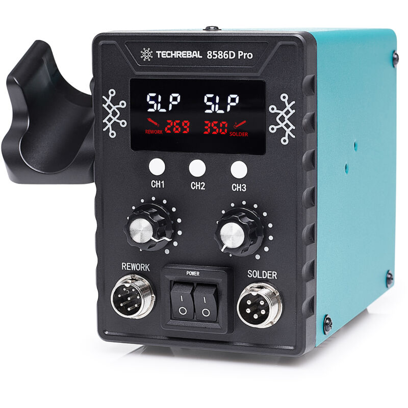 Stazione Saldante T12-X 72W A Temperatura Digitale | Per Riparazione Cellulari E Micro-saldature | 90-230V Con Display