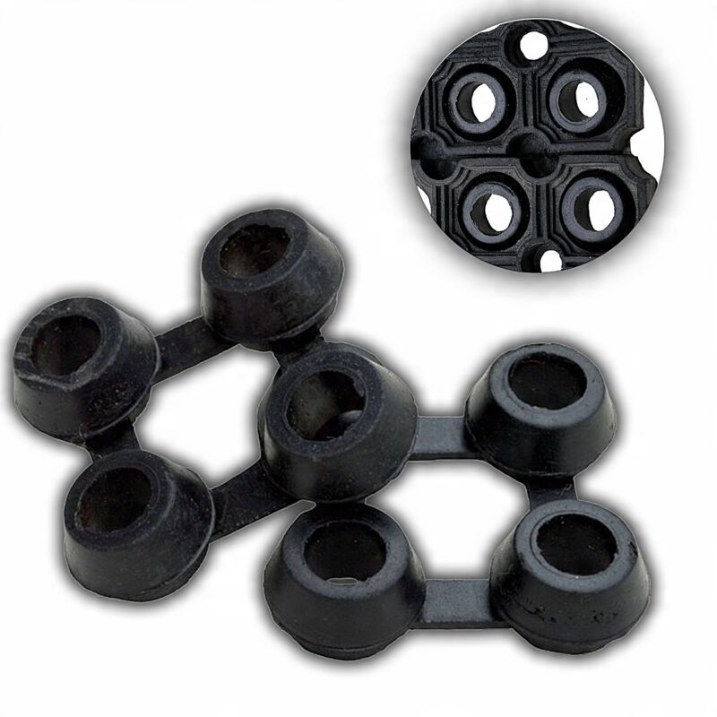 Unger Guida S Per Tergicristallo Con Gomma Verde 25 Cm - Ricambio Per Pulizia Vetri Professionale, Compatibile ErgoTec E Pro - 4