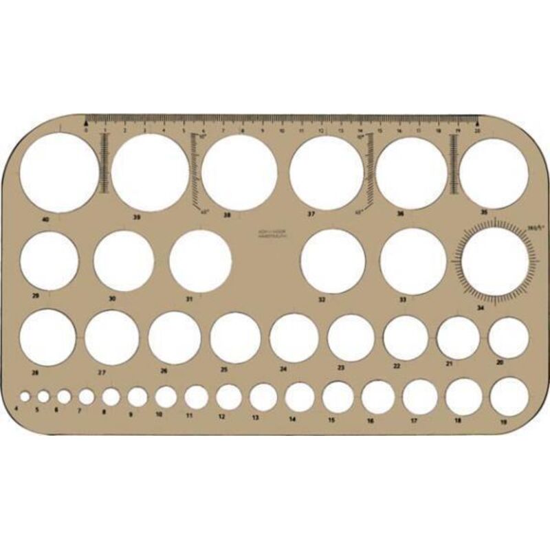 Koh-I-Noor - Stencil Da Disegno Per Circuiti Elettrici | Mondo Artista - Foto 2