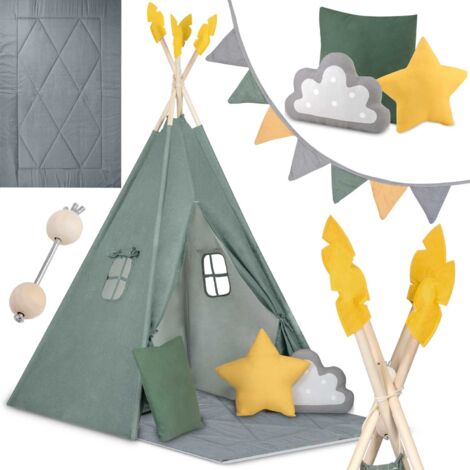 Tenda Teepee per bambini NK-406 Nukido - verde