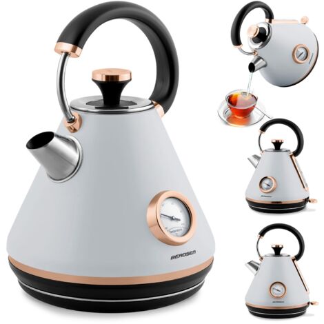 Bouilloire Berdsen BD-705 1,7l, noir et cuivre