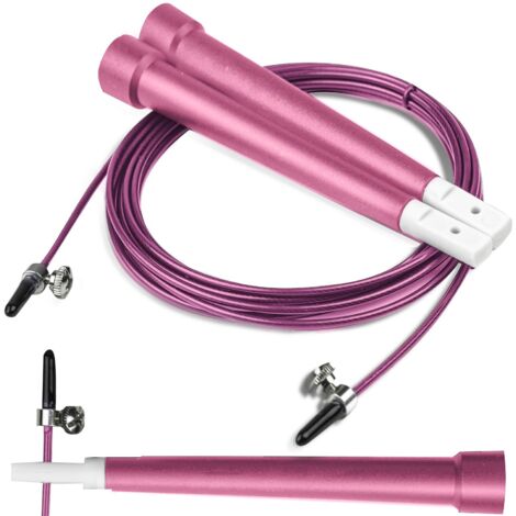 Corda per saltare per esercizi Neo-Sport NS-955, rosa (1/5)