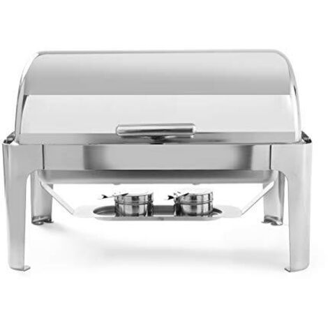Scaldavivande in acciaio RollTop GN1/1 da 65 mm per pasta - Hendi 470305 (1/4)