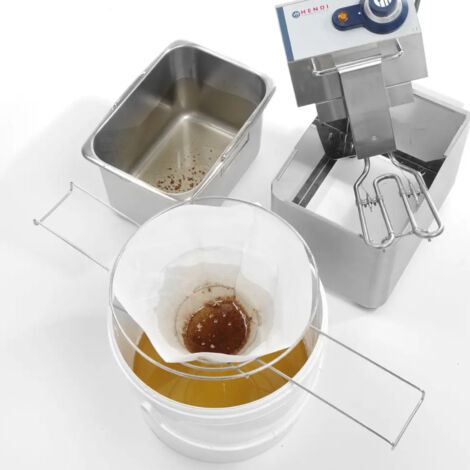 Filtro per caffè in tessuto lavabile riutilizzabile, filtro per caffè in flanella con manico in legno per caffè americano, beige