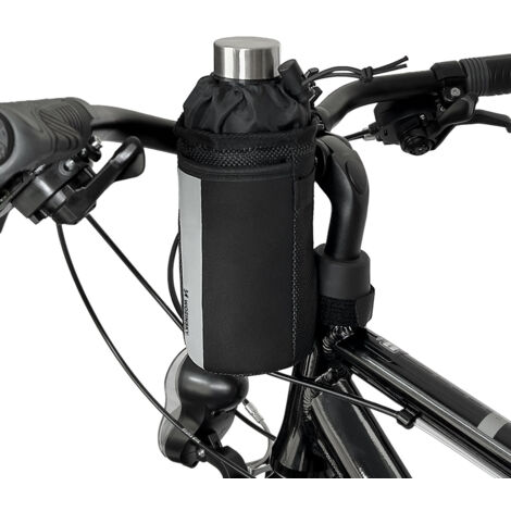 Borsa termica per borraccia per bici o scooter 1 l nera (1/5)