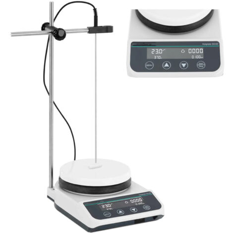 Agitatore magnetico da laboratorio con riscaldamento 0-260 °C 50-1500 giri/min (1/5)