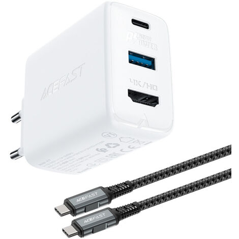Cargador De Pared Con 2 Puertos USB 5V/2.1A - 10W, Color Blanco, Modelo ST660, Compatible Universal