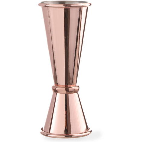 Misurino da barista in rame bifacciale 25ml 50ml Hendi 593332