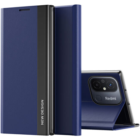 Custodia con patta e supporto per Xiaomi Redmi Note 12 Pro+ Sleep Case Pro, blu (1/5)