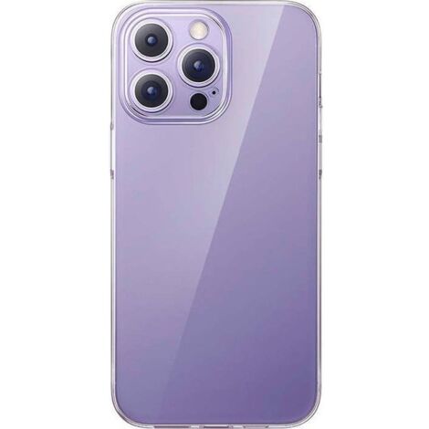 Custodia per iPhone 14 Pro cover sottile Simple 2 Case trasparente (1/3)