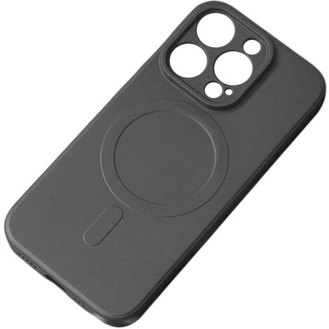Custodia in silicone con MagSafe per iPhone 15 Pro Max Custodia in silicone, nera (1/5)