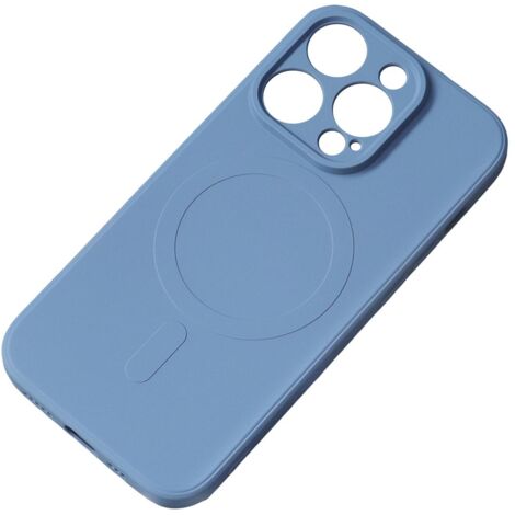 Custodia in silicone con MagSafe per iPhone 15 Plus Custodia in silicone, blu navy (1/5)