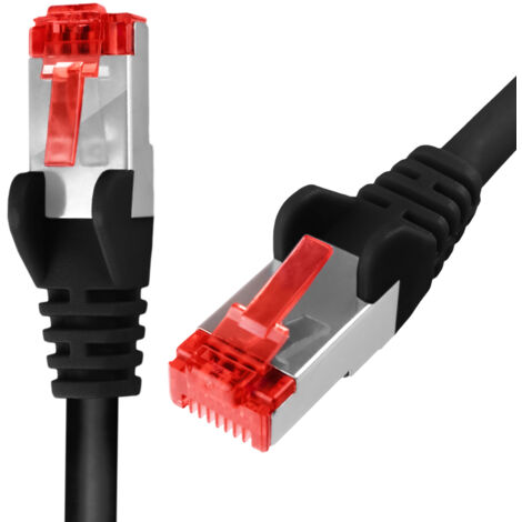 Cavo RJ45 CAT 6 S/FTP AWG27 LSZH nero 5m