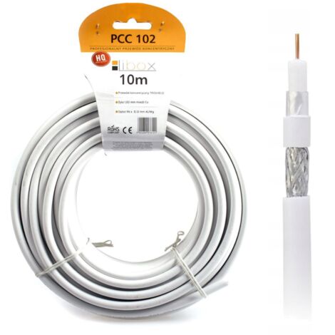 Stai Acquistando Cavo Coassiale Satellitare CCS Da 135dB 50m Schermatura A 5 Strati Bianco In Acciaio E Rame Per Impianti Dvb S S2 C T Bk Con 10 Connettori F Dorati 2 Inclusi 1043961814 - Foto 8