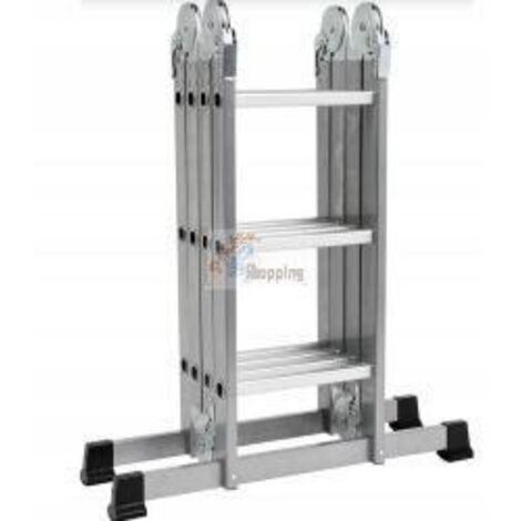 Scala multifunzione in alluminio Vorel 4x3 (1/4)
