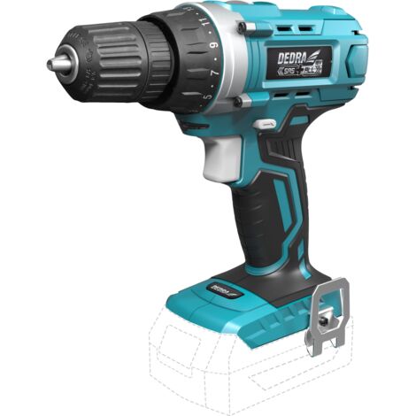 WIERTARKO-WKRĘTARKA AKUMULATOROWA UCHWYT 10MM 18V SAS - DED7040 (1/4)