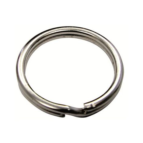 10/20 pezzi portachiavi in metallo color argento anello diviso portachiavi portachiavi anelli donna uomo portachiavi fai da te accessori all'ingrosso  36
