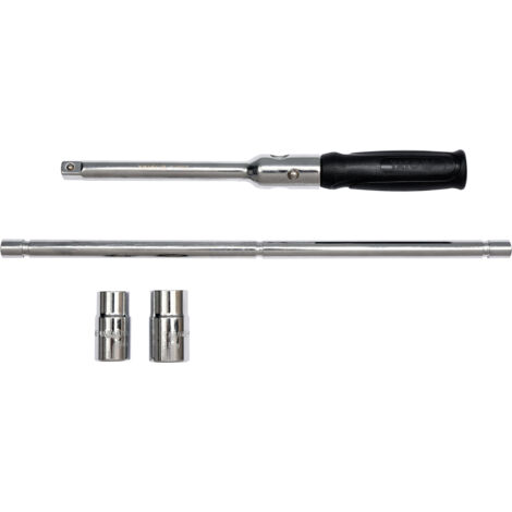 Chiave pieghevole per dadi ruota auto in custodia. Bussole da 17 mm, 19 mm, 21 mm, 23 mm / YT-08035 / yato (1/5)