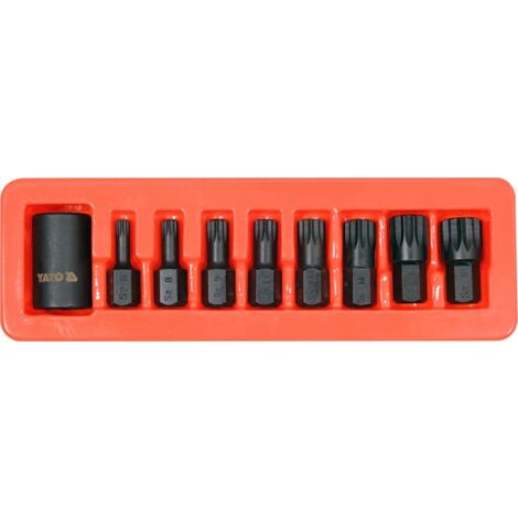 SET CHIAVI A IMPATTO SCANALATO 1/2'' - YT-10663 (1/2)