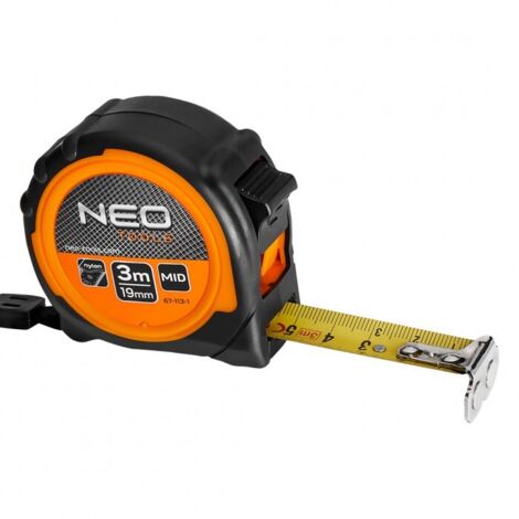 Metro a nastro in acciaio 3 m x 19 mm, magnetico (1/5)