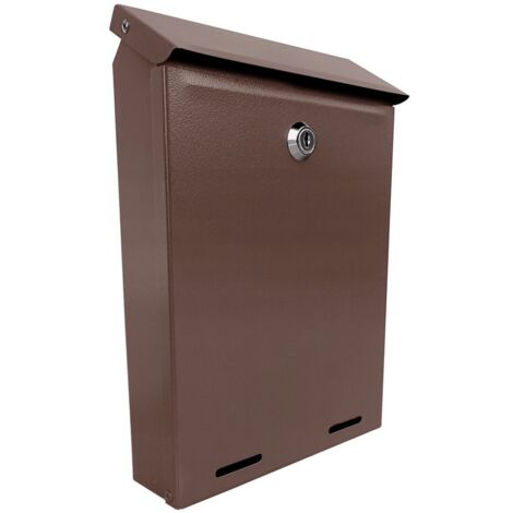 Cassetta Delle Lettere Vintage Da Appendere Alla Parete, Dimensioni 21,5x23,5x8 Cm, Per Esterni O Decorazione