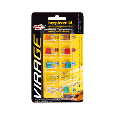 Set 82 Fusibili Per Auto - Mini + Standard - 2A A 40A - Per Auto, Camion, Camper, Moto - Con Estrattore - 4