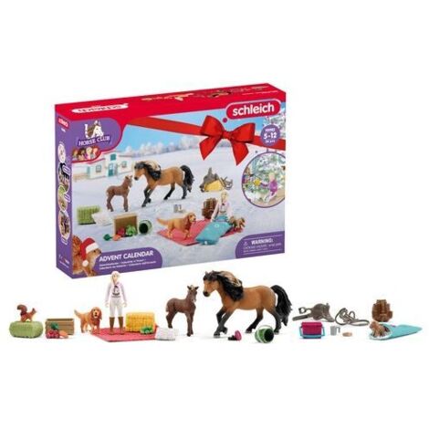 Schleich 98982 Calendario dell'Avvento del Horse Club. Figurine del club di equitazione (1/4)