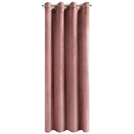 Tenda Oscurante In Velluto - 140x145 Cm, Rosa, 100% Poliestere, Con Nastro Arricciato - Foto 10