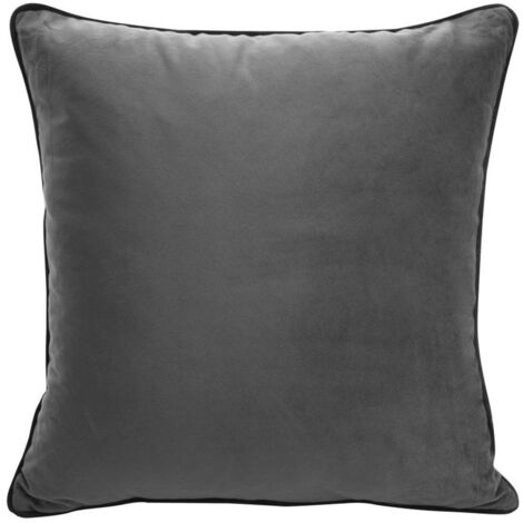 Federa Cuscino 40x80 Cm Grigio Antracite - Cotone Traspirante, Cerniera Nascosta, Lavabile 60°C - Foto 7