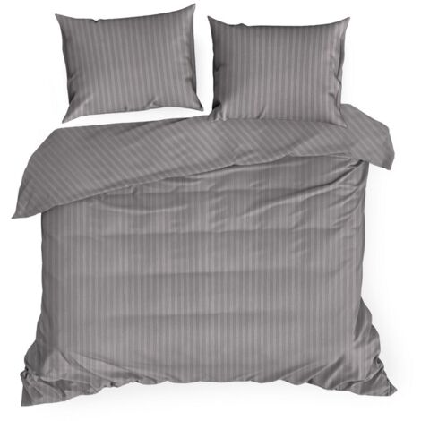 Sleepdown Misto Cotone Poliestere Sleepdown Set Di Biancheria Da Letto Reversibile Con Copripiumino Set Letto Singolo 135x200