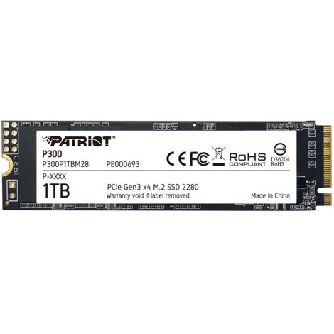 SSD Patriot Viper P300 M.2 PCI-Ex4 NVMe da 1 TB (1/4)