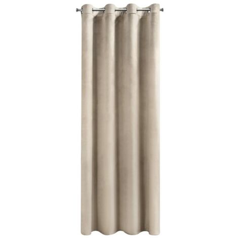 Pouf Rotondo 54 Cm In Velluto Grigio Con Anello Dorato - Isolda - Foto 5