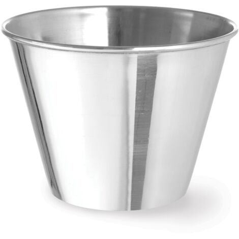 16 Ciotole Salse In Acciaio Inox ZOFUN - 120ml, Diametro 7,5cm - Impilabili Per Cucina E Ristorante