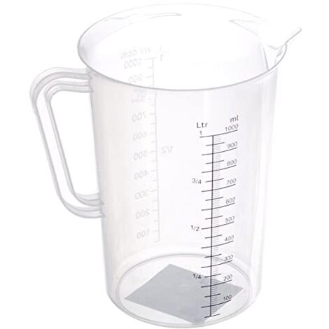Cartrend Misurino Trasparente Con Manico – 500 Ml, Scala Rialzata, Infrangibile E Impilabile, Per Cucina E Hobby - 2