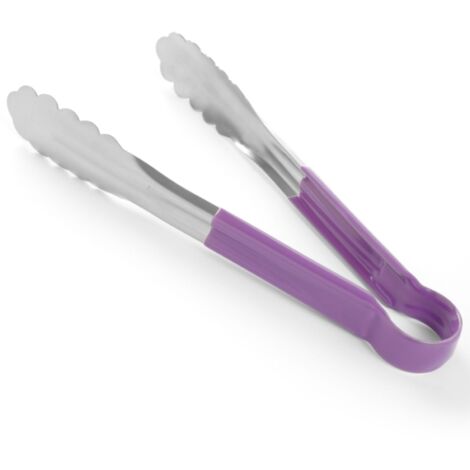 Pinza per servire HACCP, lunghezza 300 mm, viola - Hendi 171783