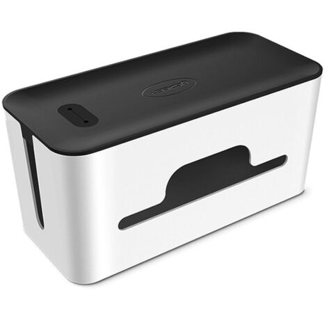 Scatola Portacavi Ewent | Organizzatore Per Cavi E Prese, 30.7x13.5x13 Cm - Bianco, Per Casa E Ufficio - Foto 4